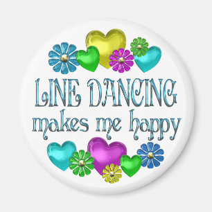 Imán La felicidad del baile de línea