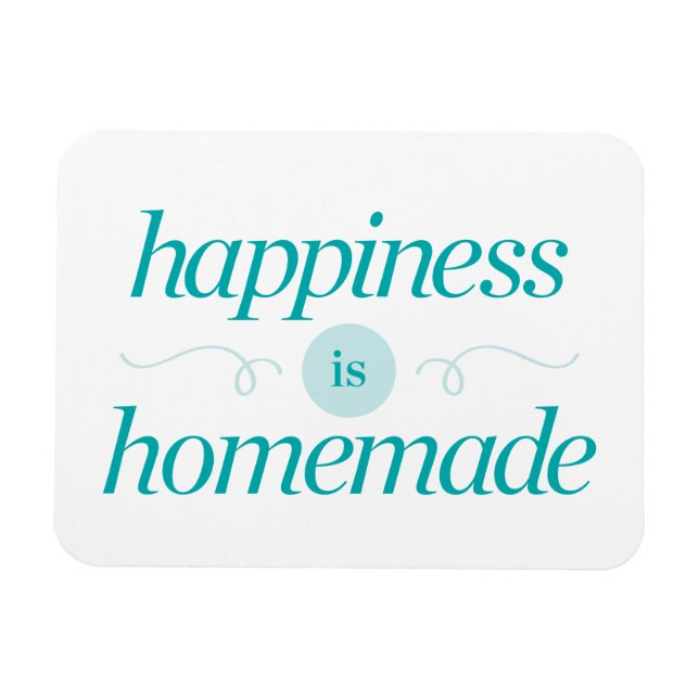 Imán La felicidad es casera (Horizontal)