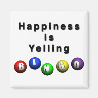 Imán La felicidad es gritar BINGO