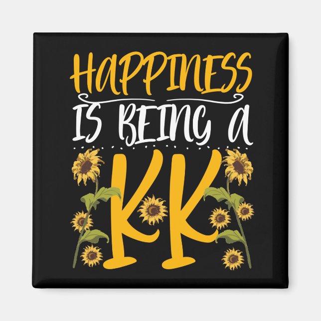 Imán La Felicidad Es Ser Una Abuela KK (Frente)