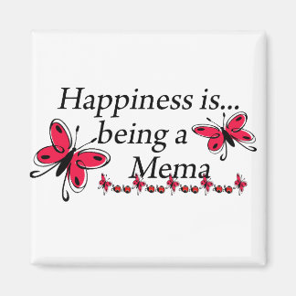 Imán La Felicidad Es Ser Una Mariposa Mema
