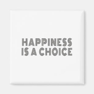 Imán La felicidad es una elección cita motivacional Ins