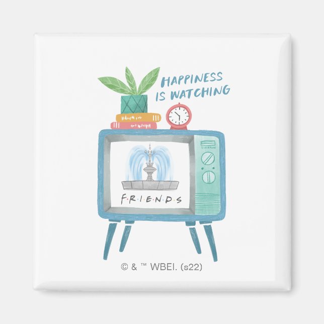 Imán La felicidad es ver FRIENDS™ (Frente)