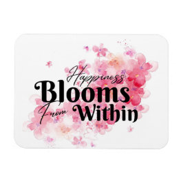 Imán La felicidad florece desde adentro