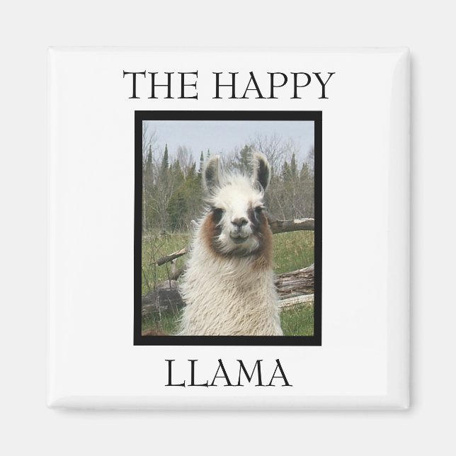 IMÁN LA FELIZ LLAMA MAGNET (Frente)