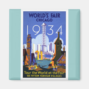 Imán La feria 1934 de mundo de Chicago