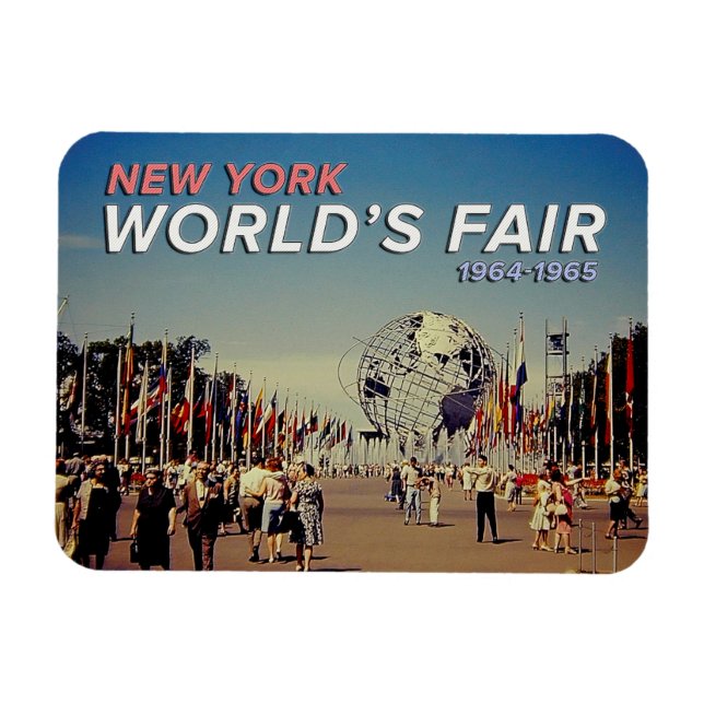 Imán La Feria Mundial de 1964 (Horizontal)