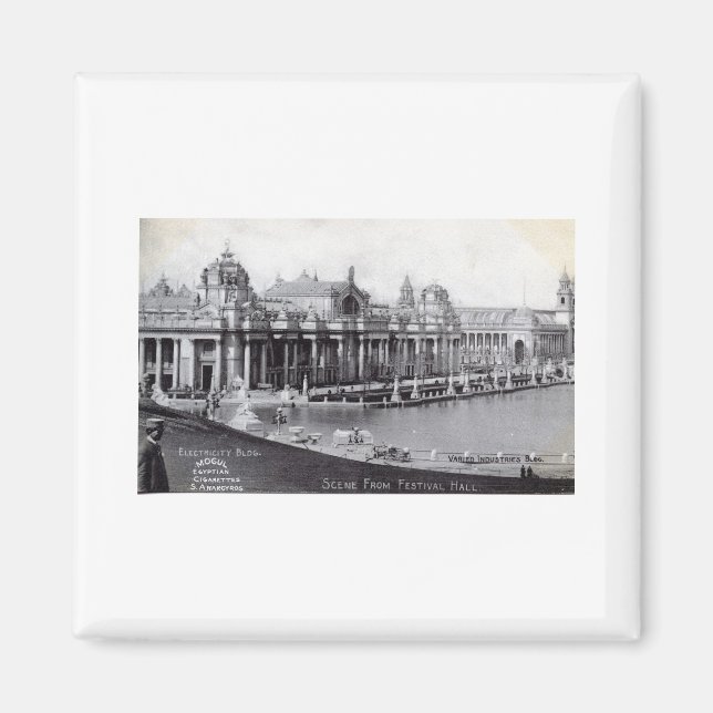 Imán La Feria Mundial de St. Louis de 1904 (Frente)