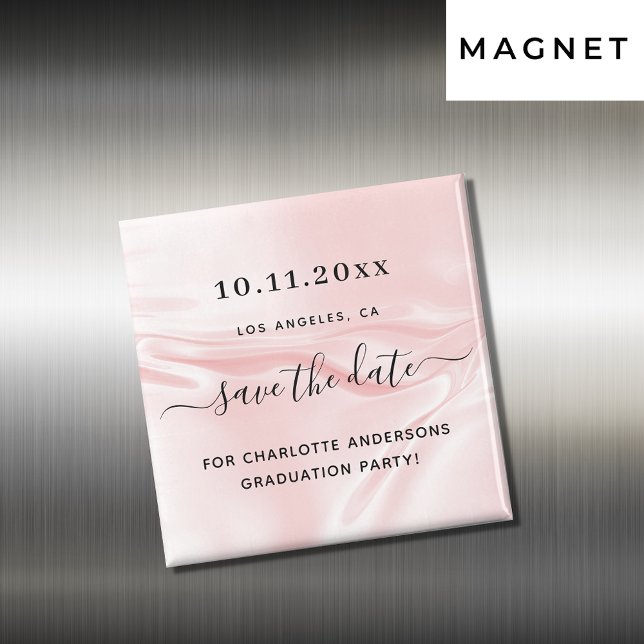 Imán La fiesta de graduación luce seda rosa salva la fe (Subido por el creador)