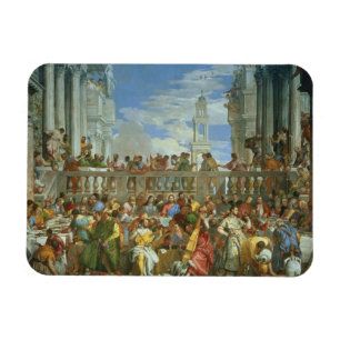 Imán La fiesta del matrimonio en Cana, c.1562 (aceite s