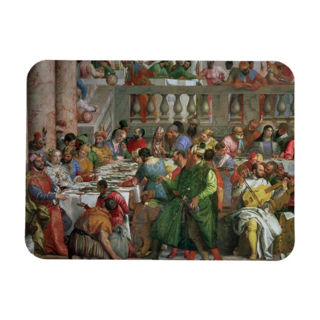 Imán La Fiesta del Matrimonio en Cana, detalle del banq (Horizontal)