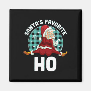 Imán La fiesta favorita de Santa Claus - Navidades trav
