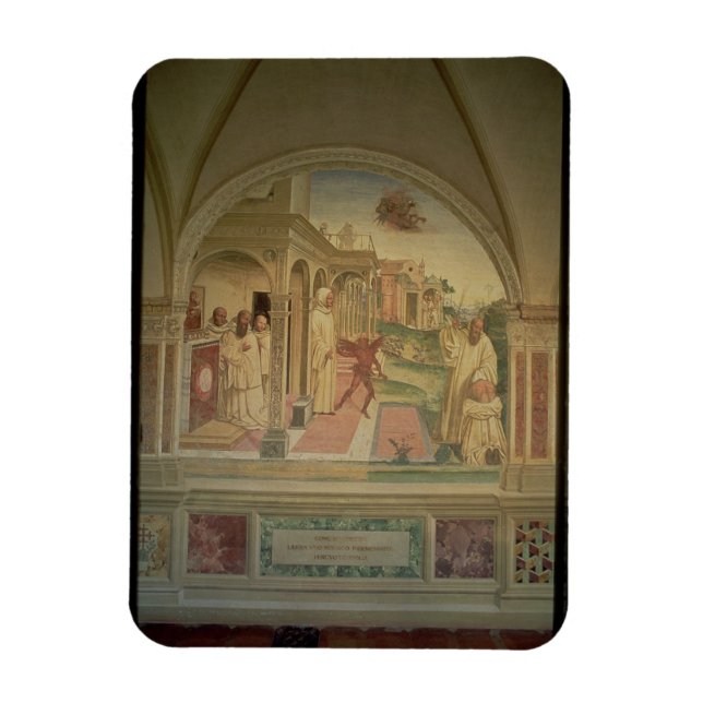 Imán La Flagelación de San Benedicto, de la vida de (Vertical)