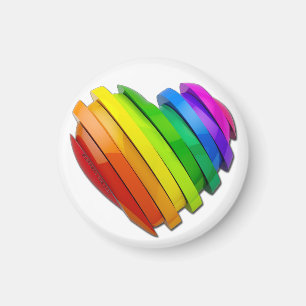 Imán La forma del corazón del orgullo de SlipperyJoe mú