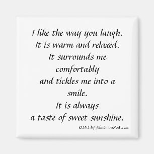 Imán La forma en que te ríes