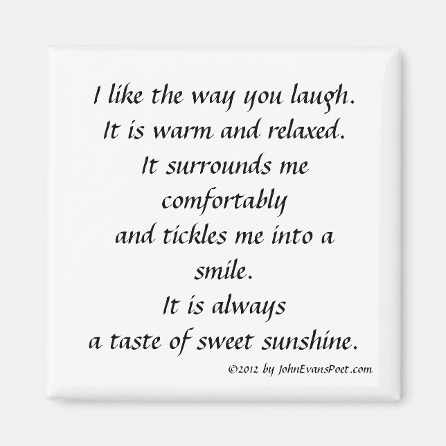 Imán La forma en que te ríes (Frente)