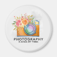 La fotografía es como mi cosa Cámara acuarela