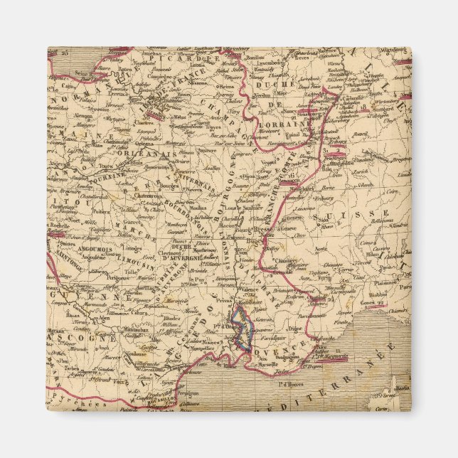 Imán La Francia 1643 a 1715 (Frente)