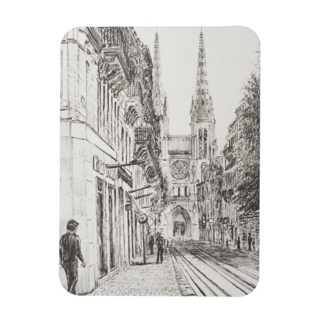 Imán La Francia de Burdeos. Imperio gemelo.2010 (Vertical)