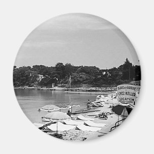 Imán La Francia Vintage Nice Antibes La playa de Garoup