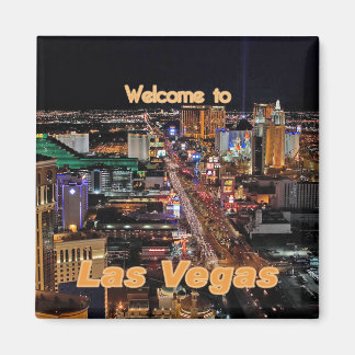 Imán La Franja de Las Vegas de noche