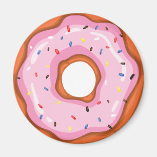 Imán La Fresa Cuta Desnuda Diplina Doughnut.