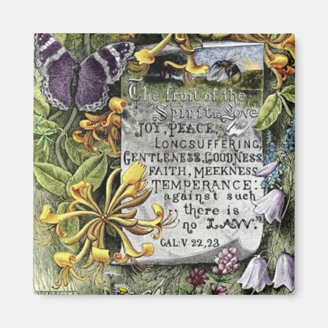 Imán La Fruta Del Espíritu (Frente)