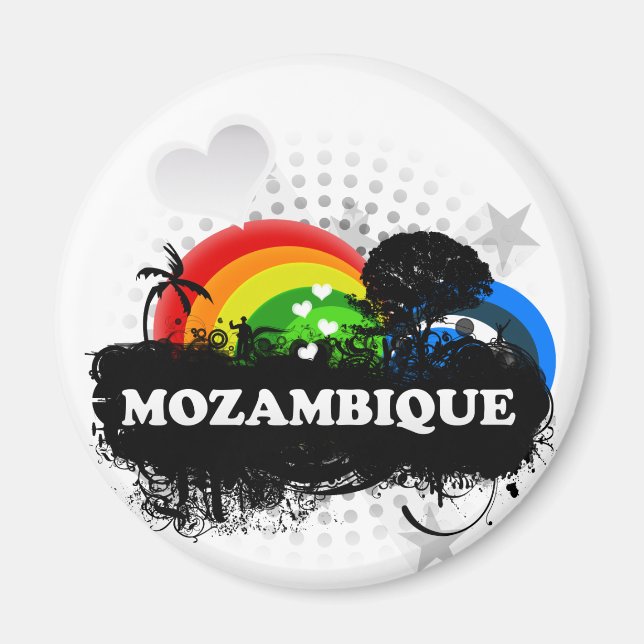 Imán La fruta pura en Mozambique (Frente)