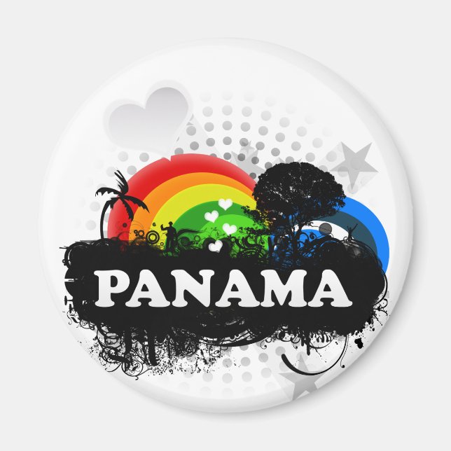 Imán La fruta pura Panamá (Frente)