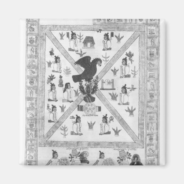 Imán La fundación de Tenochtitlan (Frente)