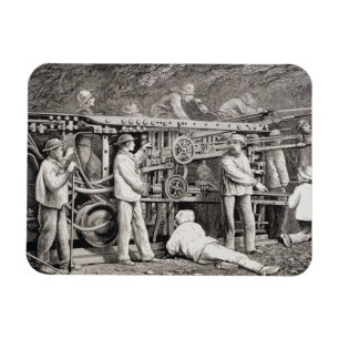 Imán La Galería Avanzada en el lado francés del Mon