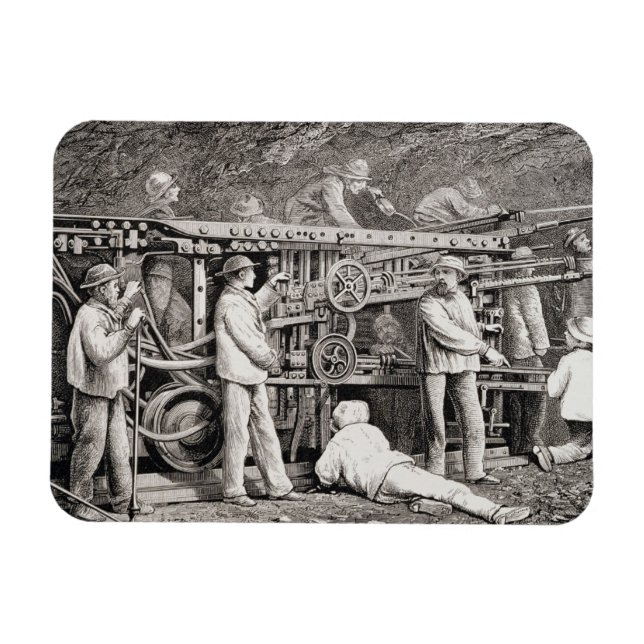 Imán La Galería Avanzada en el lado francés del Mon (Horizontal)