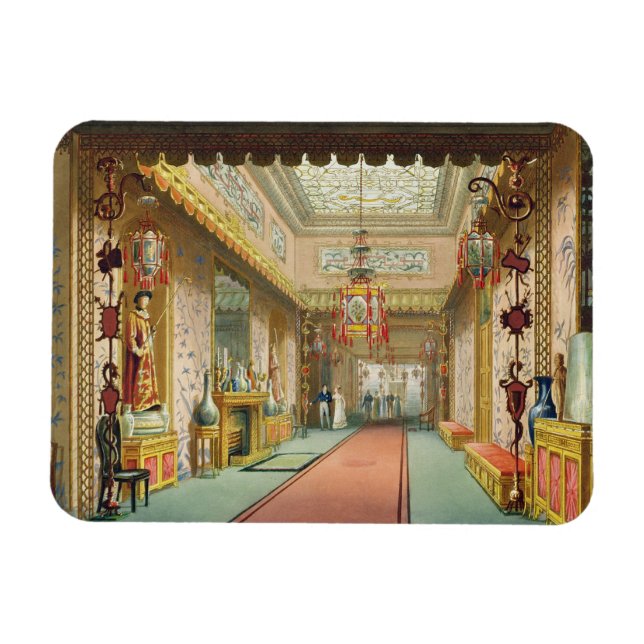 Imán La galería china, de 'Views of the Royal Pavi' (Horizontal)