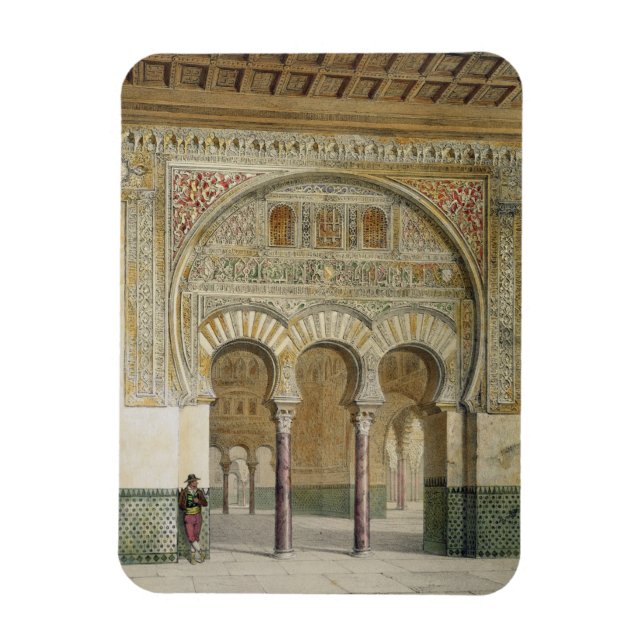 Imán La galería de la Corte de Leones en la Alhambra, (Vertical)
