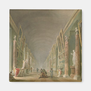 Imán La galería magnífica del Louvre