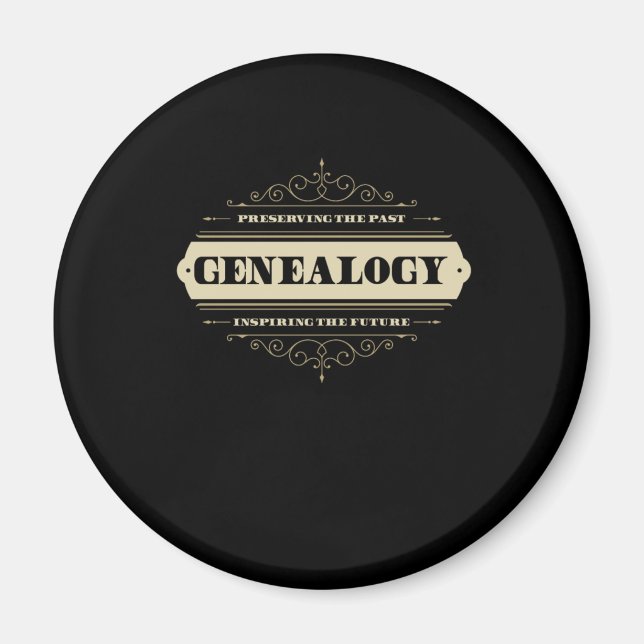 Imán La Genealogía Preservando El Pasado Inspirando El  (Frente)