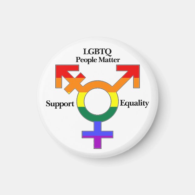 Imán La gente LGBTQ importa, apoya la igualdad (Frente)