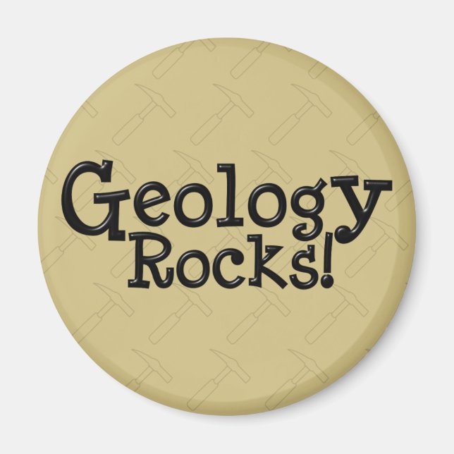 Imán ¡La geología roca! (Frente)