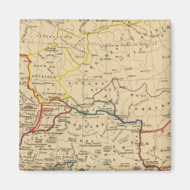 Imán La Germanie a la fin du 5e siecle (Frente)