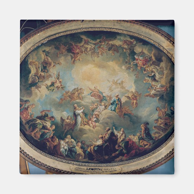 Imán La glorificación de la Virgen, 1731 (Frente)