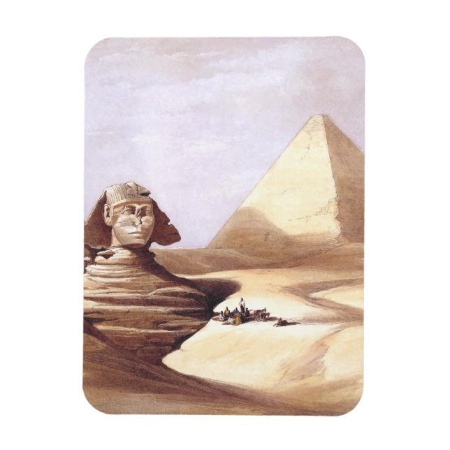 Imán La Gran Esfinge, Pirámides de Giza (Vertical)