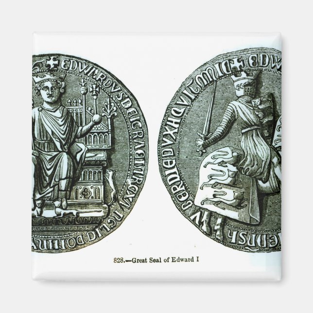 Imán La gran foca de Eduardo I (Frente)