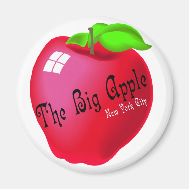 Imán La gran manzana (Frente)