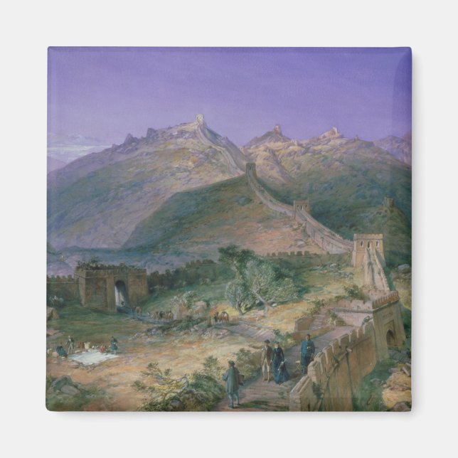 Imán La Gran Muralla de China, 1886 (c/c) (Frente)