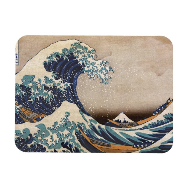 Imán La gran ola de Kanagawa (Horizontal)