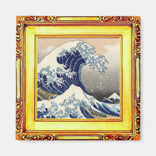 Imán La gran ola de Kanagawa, de Hokusai, Bella Artes