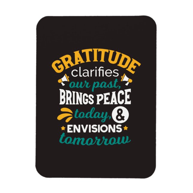 Imán La gratitud trae paz hoy – Fe positiva (Vertical)