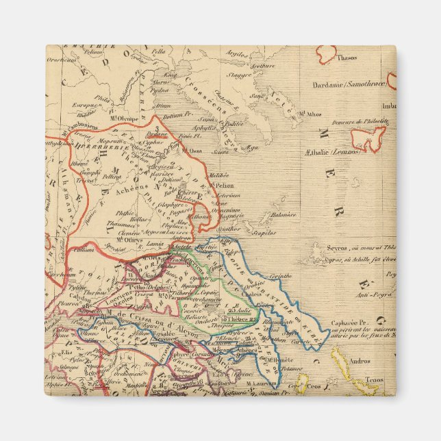 Imán La Grece et partie de l'Asie Mineure, av JC 1190 (Frente)
