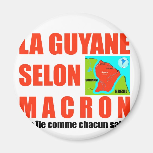 Imán La Guyane selon Macron est une île (Frente)