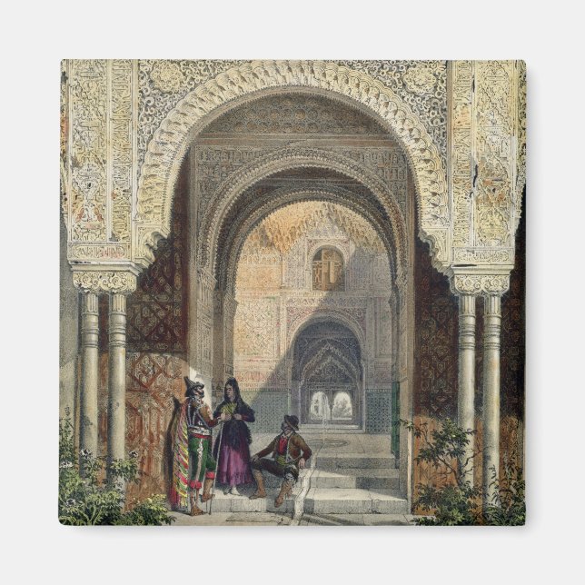 Imán La habitación de las dos hermanas en la Alhambra,  (Frente)